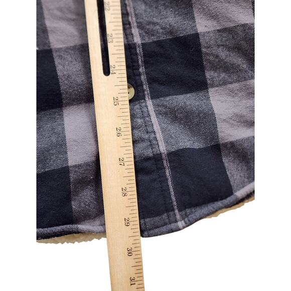 RedHead Fleece Plaid Flannel Jacket Shirt Men Medium Shacket Lumberjack Gorpcore - Picture 6 of 15